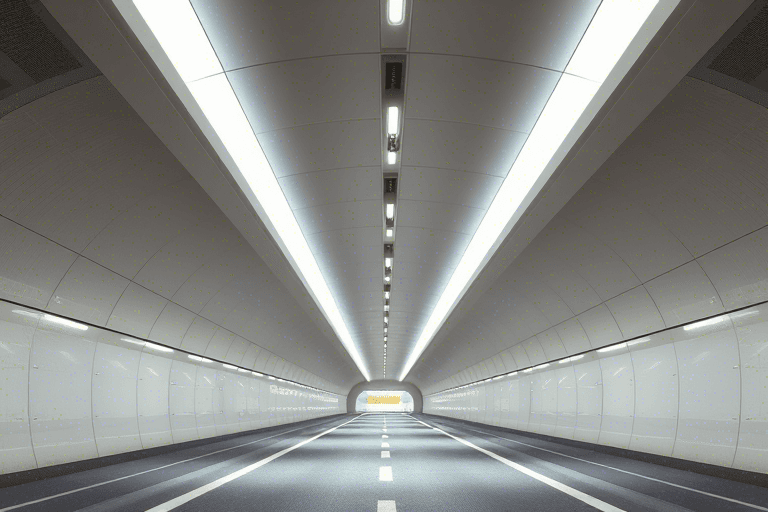 隧道怎么布光软件施工的？如何科学设计与高效落地照明方案？