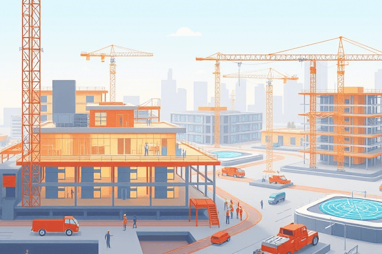 施工现场仿真模拟软件如何助力建筑项目高效管理与风险控制？