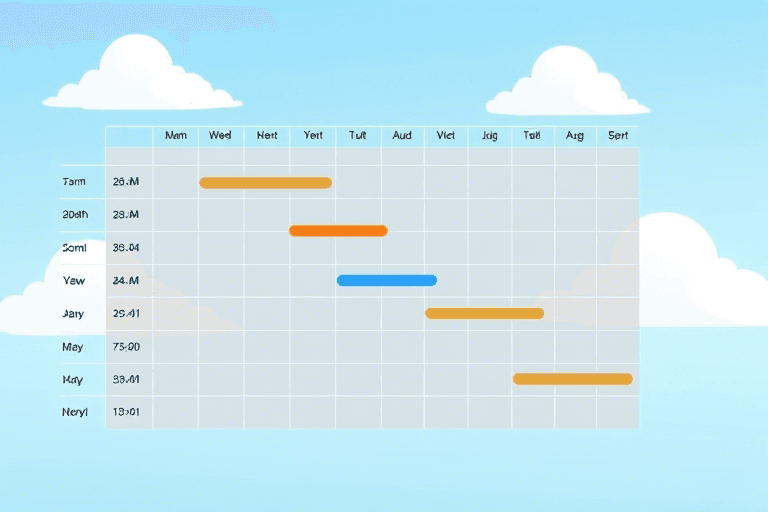 施工计划月横道图软件怎么用？高效管理项目进度的秘诀揭晓
