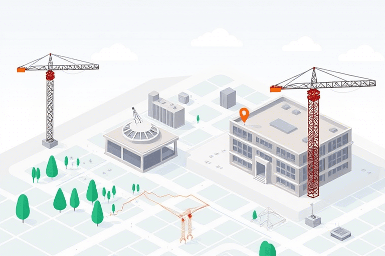 施工常用地图软件有哪些？这些工具如何提升工地效率与安全？