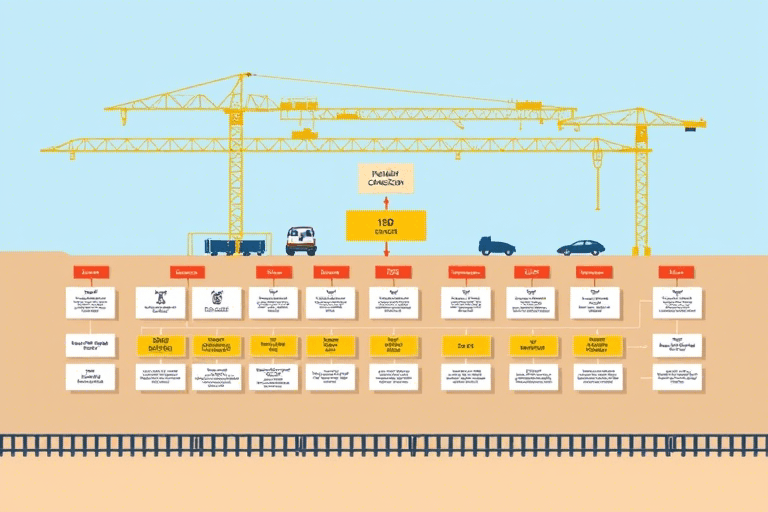 道岔施工组织结构图软件如何高效构建与优化施工管理流程