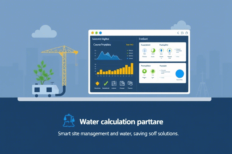计算软件-施工用水计算：如何高效精准地完成工程用水量测算？