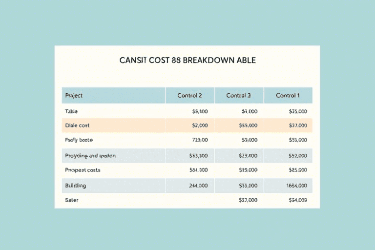 施工计算软件费用明细表怎么做？全面解析费用构成与编制方法