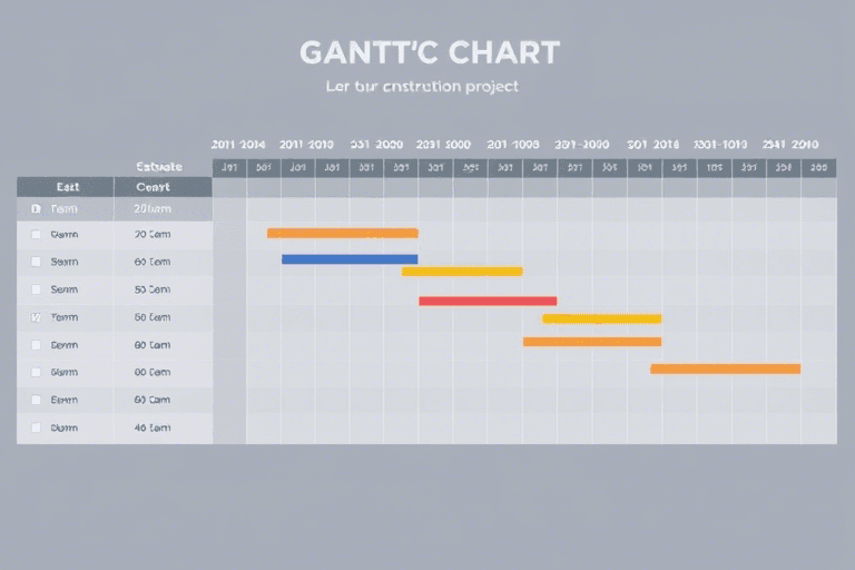 亿图软件 施工横道图怎么做？手把手教你快速绘制专业施工进度计划图