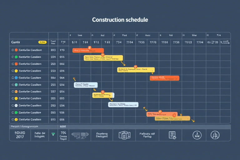施工横道图制作软件如何实现高效项目进度管理与可视化展示