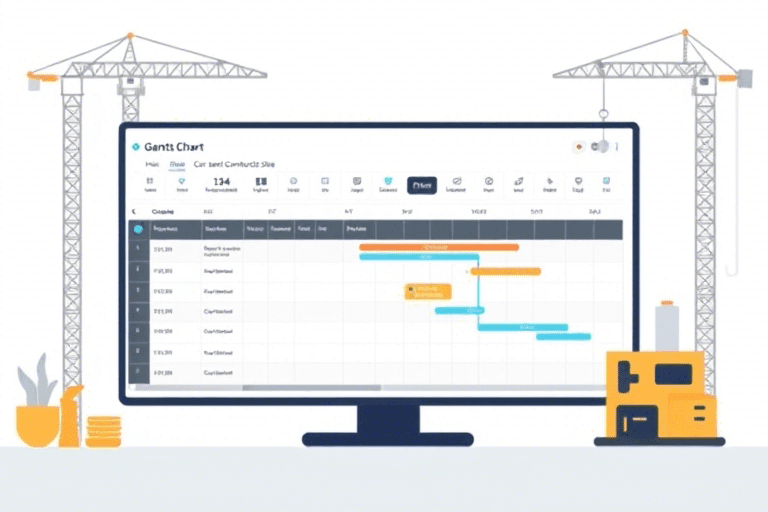 生成施工进度图的软件如何实现高效项目管理与可视化呈现
