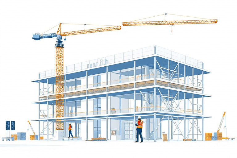 软件虚拟工人施工场景：如何通过数字孪生技术提升建筑项目效率与安全性