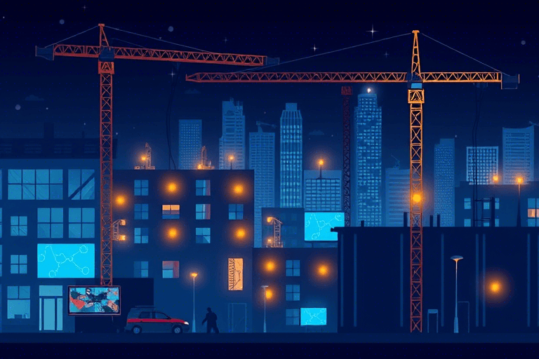 夜幕施工现场视频播放软件如何实现高效监控与管理？