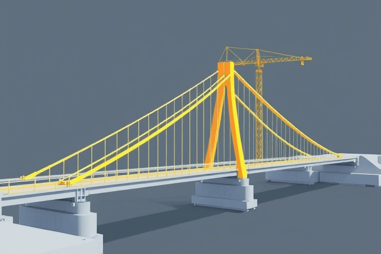 BIM软件形象展示大桥的施工全过程：从设计到竣工的数字化革命