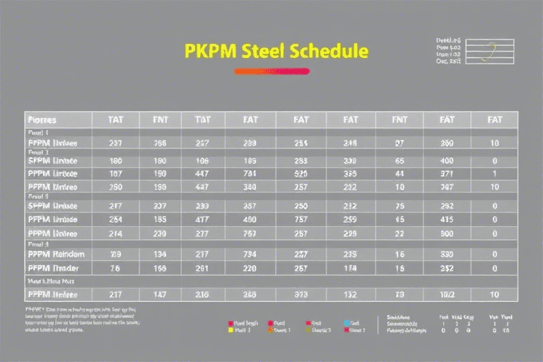 施工软件PKPM如何自建钢筋表？详细步骤与实操指南全解析