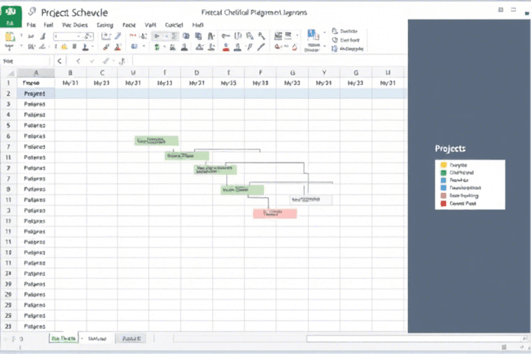 Excel施工网络图绘制软件：如何高效制作项目进度计划与管理工具