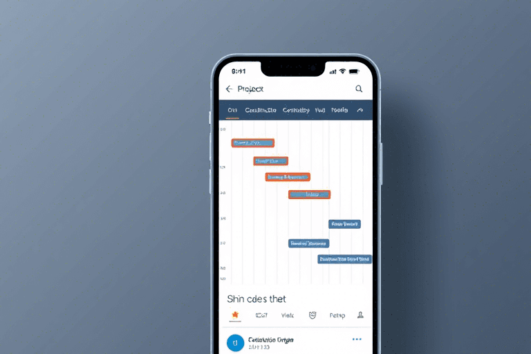 手机施工横道图软件怎么做？高效项目管理从这张图开始
