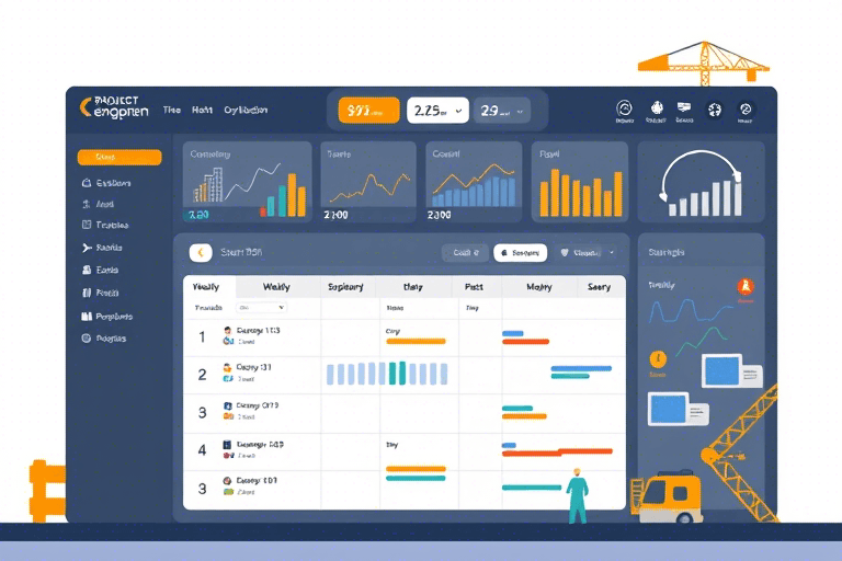 周计划施工进度计划软件如何助力项目高效管理与执行