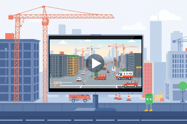 东苑路施工视频播放软件怎么做？如何高效管理与展示施工现场影像？