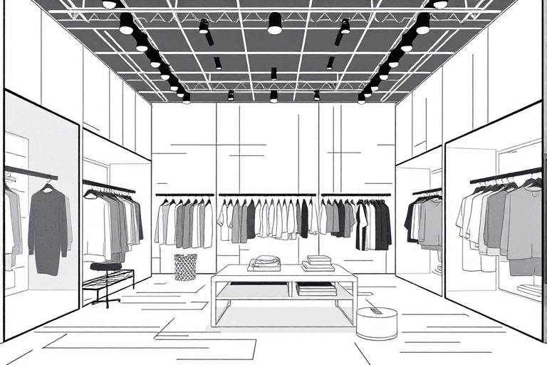 服装陈列施工图绘制软件如何提升店铺空间设计效率与精准度