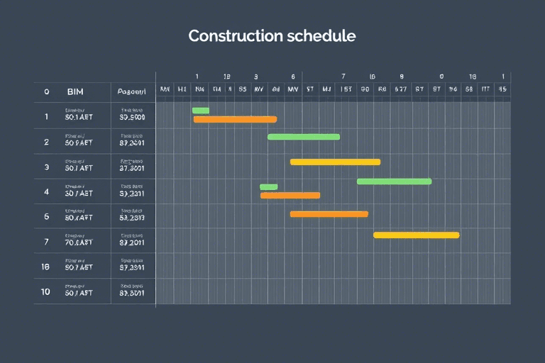 如何制作高效的施工进度表软件模版？一文详解从设计到落地全流程