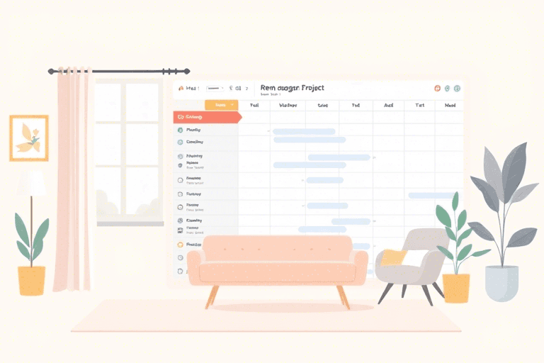 装修施工计划横道图软件怎么做？高效管理工期与进度的实用指南