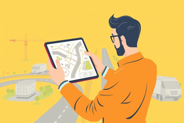 手机画道路施工图软件：如何用移动设备高效完成道路设计与施工图纸绘制