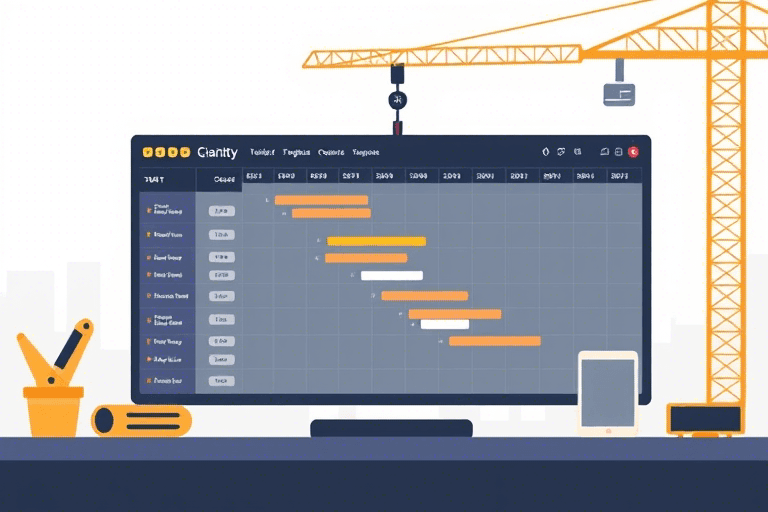 免费画施工横道图软件：如何高效制作项目进度计划？
