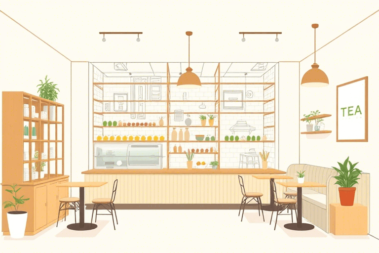 奶茶店施工图手绘软件怎么做？新手也能快速上手的设计利器