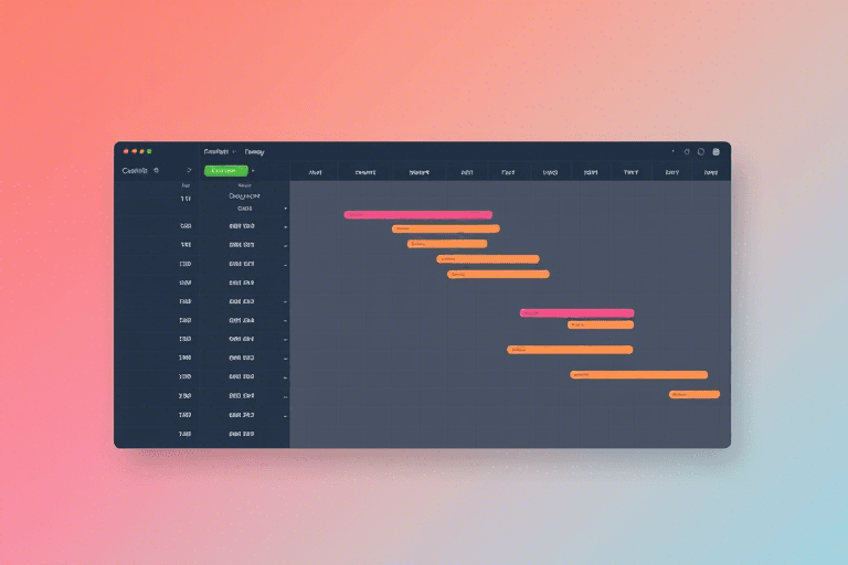 做施工横道图的软件如何高效实现项目进度可视化管理