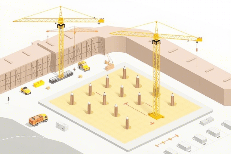 施工现场布置软件画桩：如何高效精准地完成桩位布置与管理？