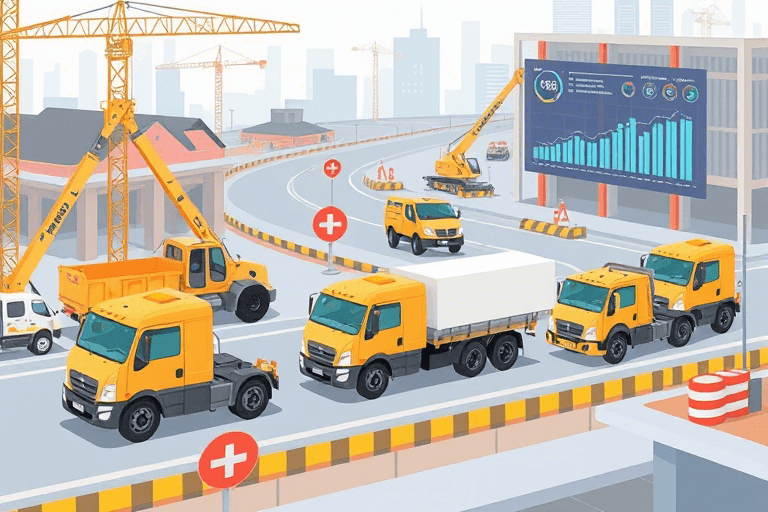 施工车辆利用率分析软件怎么做？如何提升工地运输效率与成本控制？