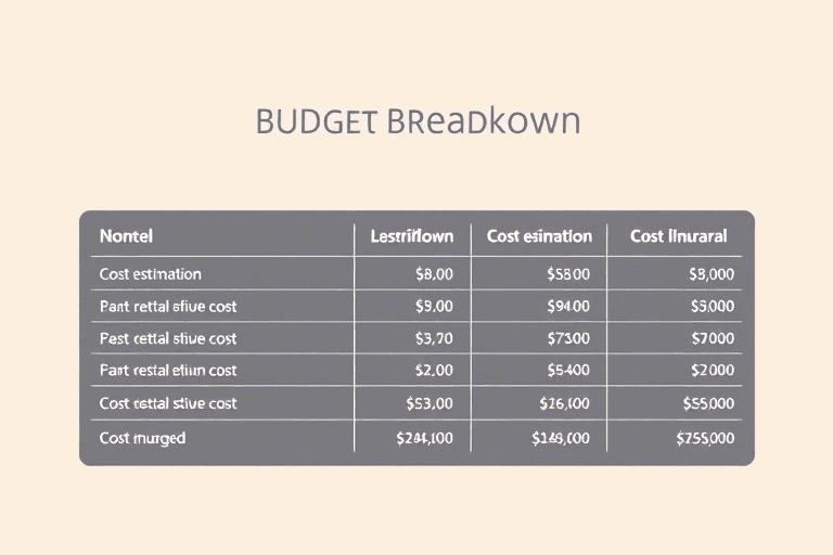 施工计划软件费用明细表怎么做？全面解析费用构成与预算编制方法
