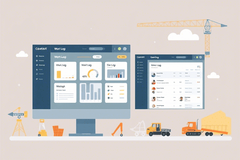 施工日志和记工表软件如何提升工地管理效率与数据准确性