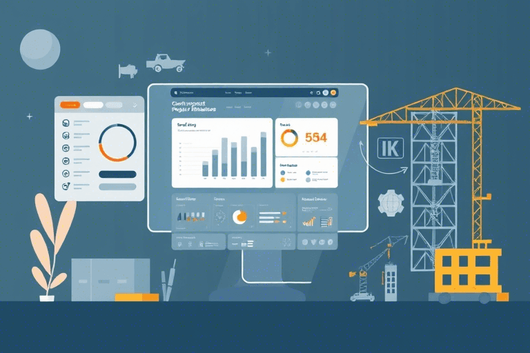 中国施工企业管理软件如何助力行业数字化转型与效率提升