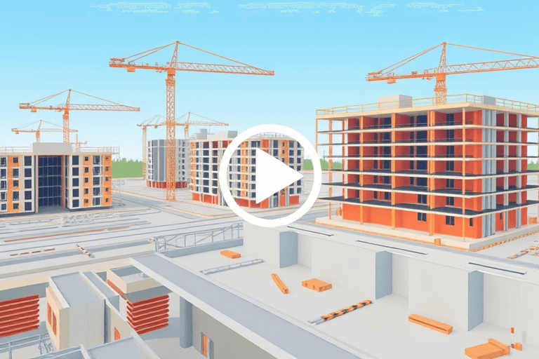 施工现场布置软件的视频怎么制作才能高效展示项目细节？