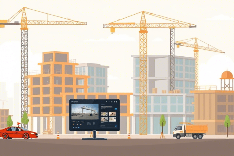 施工摄影视频素材下载软件如何开发？实现高效工程影像管理与素材获取