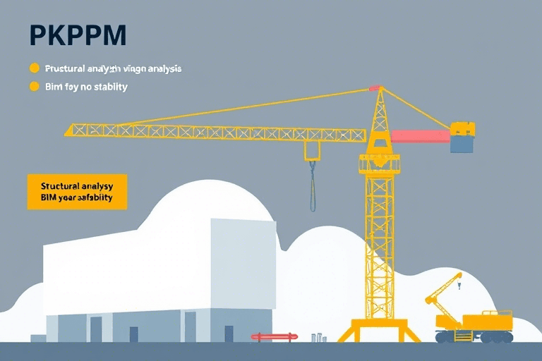 PKPM施工软件对塔吊的计算：如何精准模拟与安全验证？