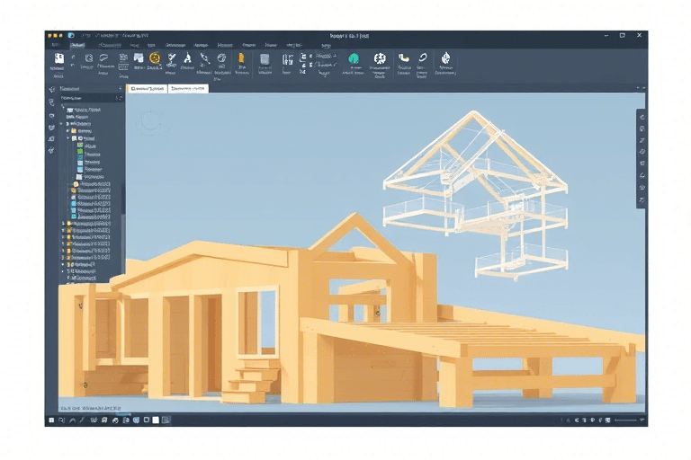 木结构施工图拆分软件如何实现高效精准的构件分解与工程落地