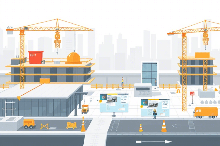 施工现场场区布置软件如何提升项目管理效率与安全水平