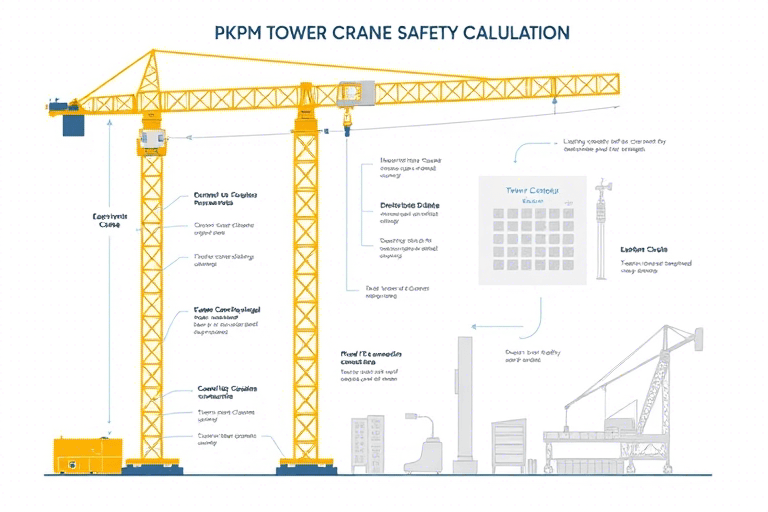 PKPM施工安全计算软件塔吊计算详解：如何高效完成塔吊结构安全分析