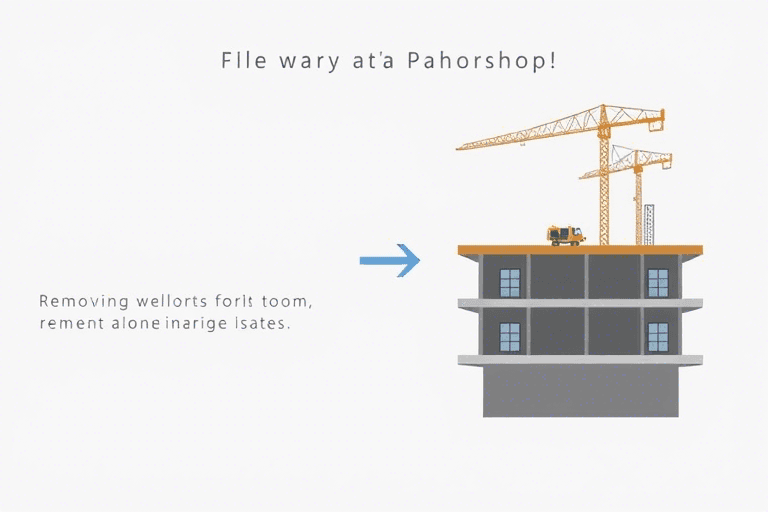 施工图片去水印ps软件如何操作？教你快速去除施工现场照片水印