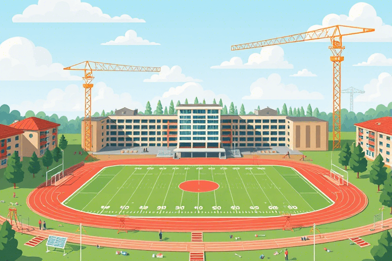 如何用学校足球场施工步骤软件高效规划与管理校园体育设施建设？