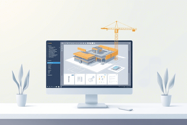 电脑施工模型用什么软件？如何高效构建与应用施工模型