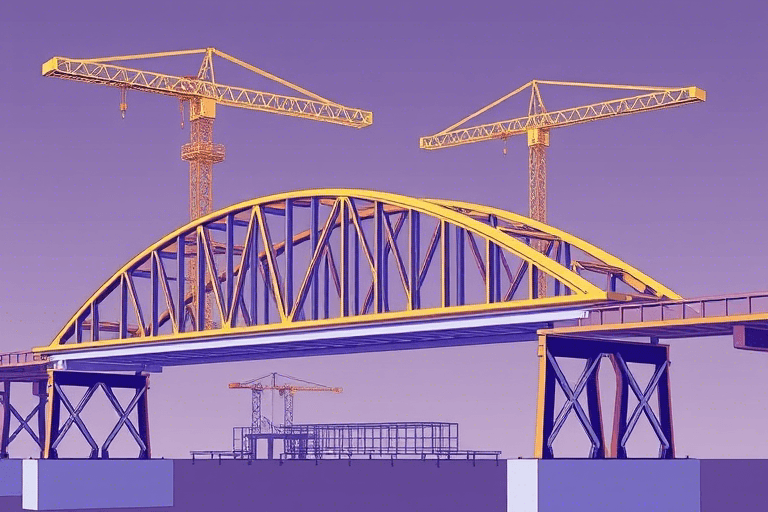 公路钢桥施工图软件如何助力桥梁设计与施工效率提升