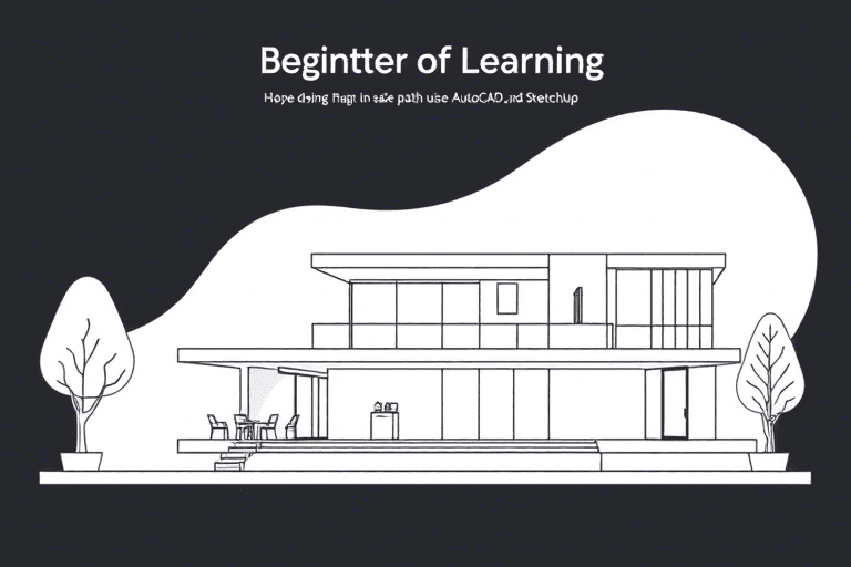 初级画施工图的软件怎么选？新手必备工具与学习路径全解析