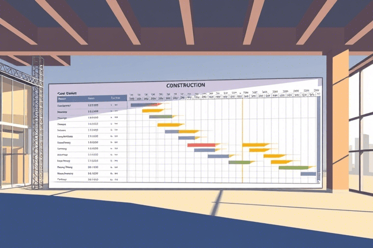 建筑施工进度甘特图绘制软件如何设计与实现？