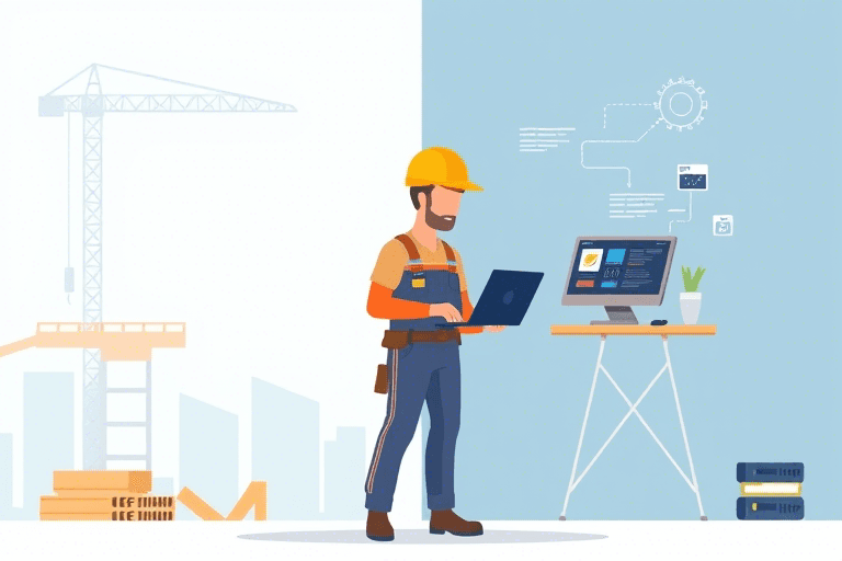 施工单位应聘软件开发：如何从工程背景转型为技术人才？