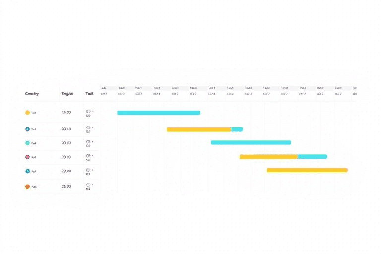 中建施工横道图软件如何高效制作与优化施工进度计划