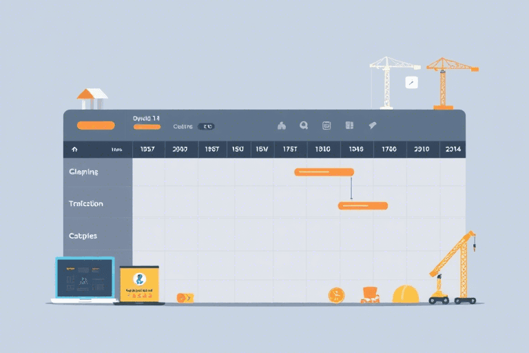 施工横道图的绘制软件如何高效实现项目进度可视化管理