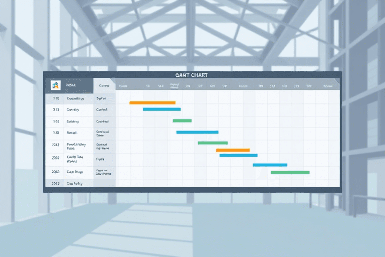 如何高效编制施工横条进度计软件？掌握这5大步骤轻松实现项目可视化管理
