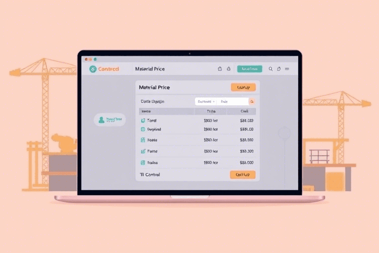 施工材料价格查询的软件如何设计才能满足建筑行业高效需求？