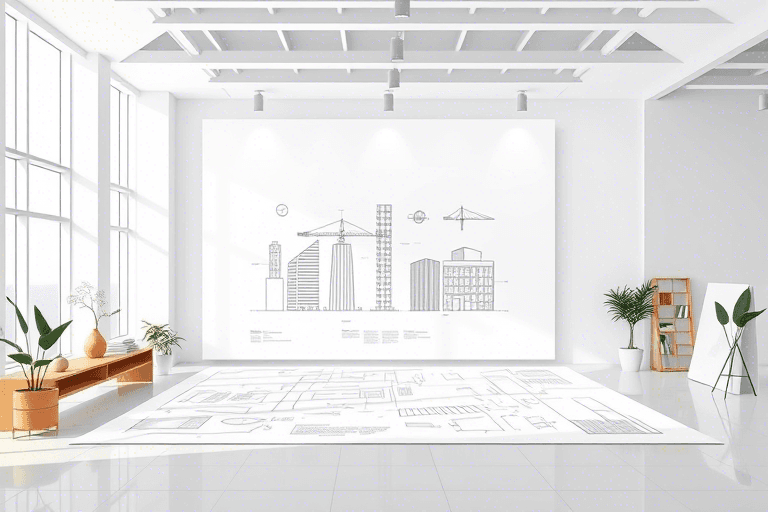 展示设计施工图平面软件怎么做？如何高效完成展厅空间布局与施工图纸绘制？