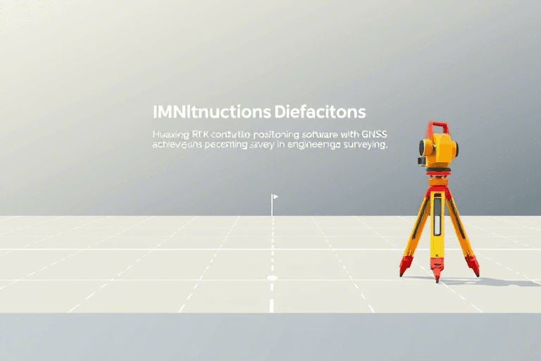 华星RTK与施工定位软件连接方法详解：实现高精度施工测量