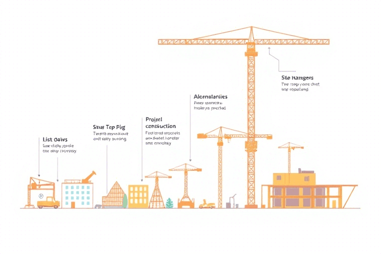 工程施工步骤图制作软件怎么做？如何高效绘制专业施工流程图？
